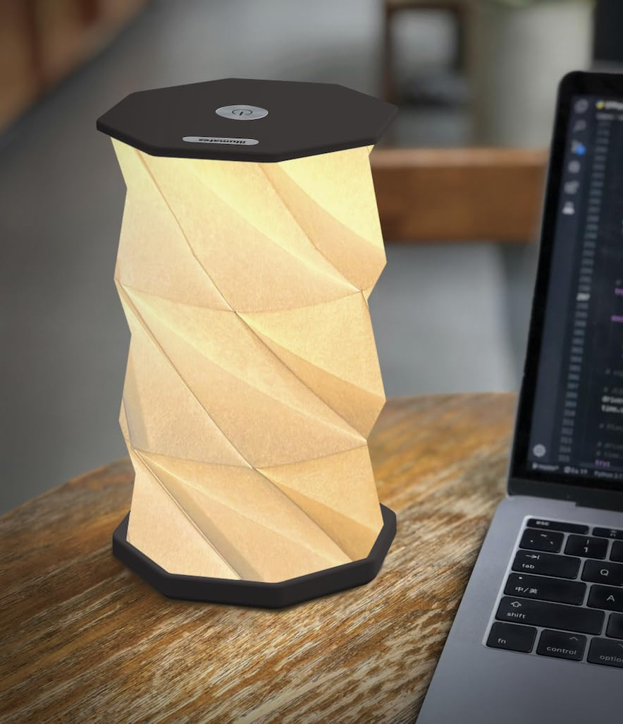 Foldable LED Desk Lamp – USB Rechargeable & Portable - Dimmable Touch Control Light with Adjust... | Amazon (US)