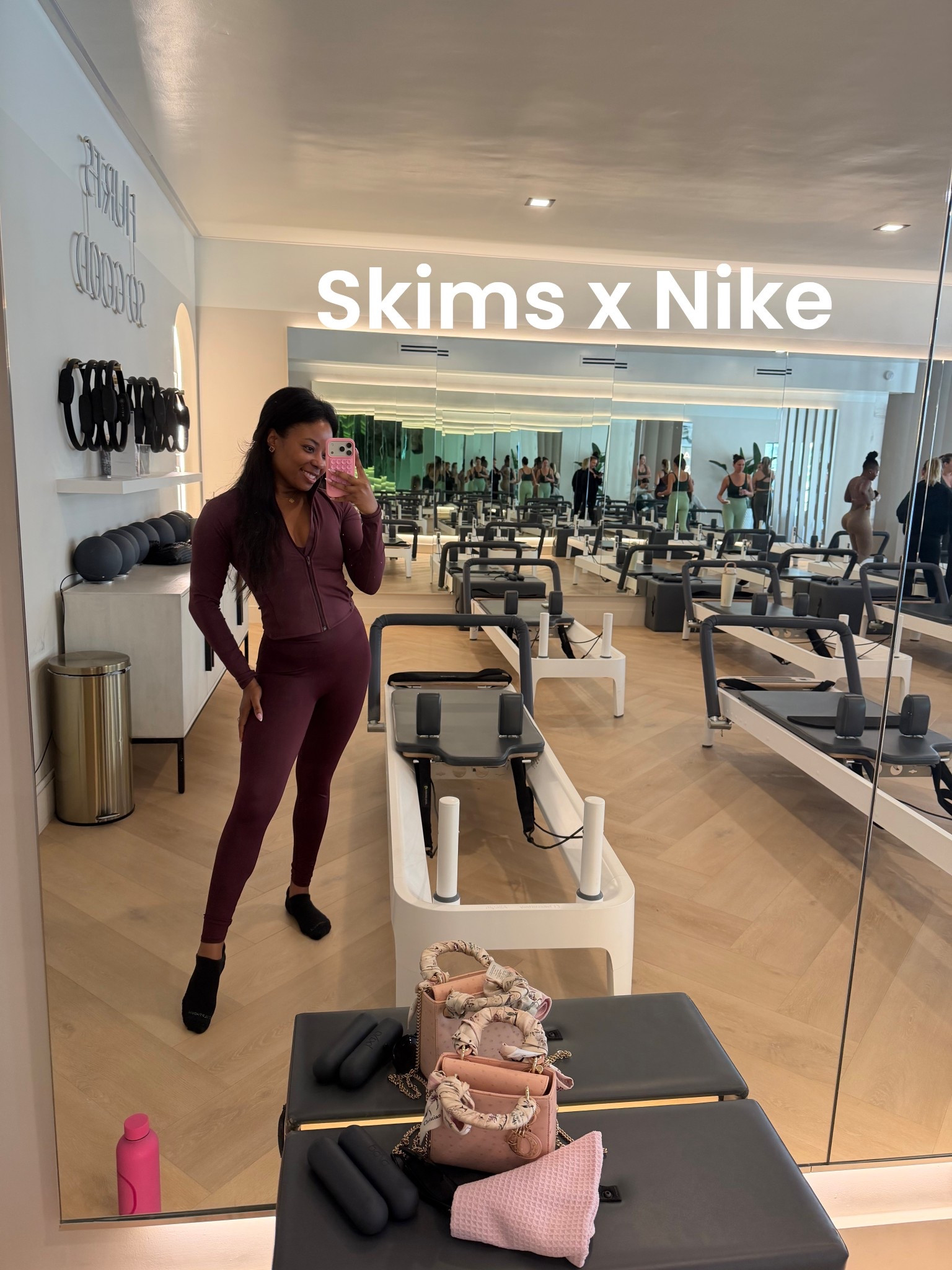 Skims Pilates oootd 

#LTKActive #LTKfitnessgoals #LTKStyleTip