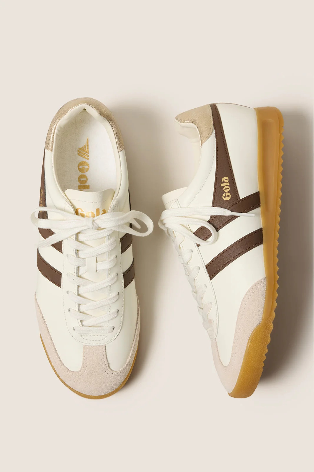 GOLA Women's Torpedo Leather Sneakers, Size 8, White | Evereve