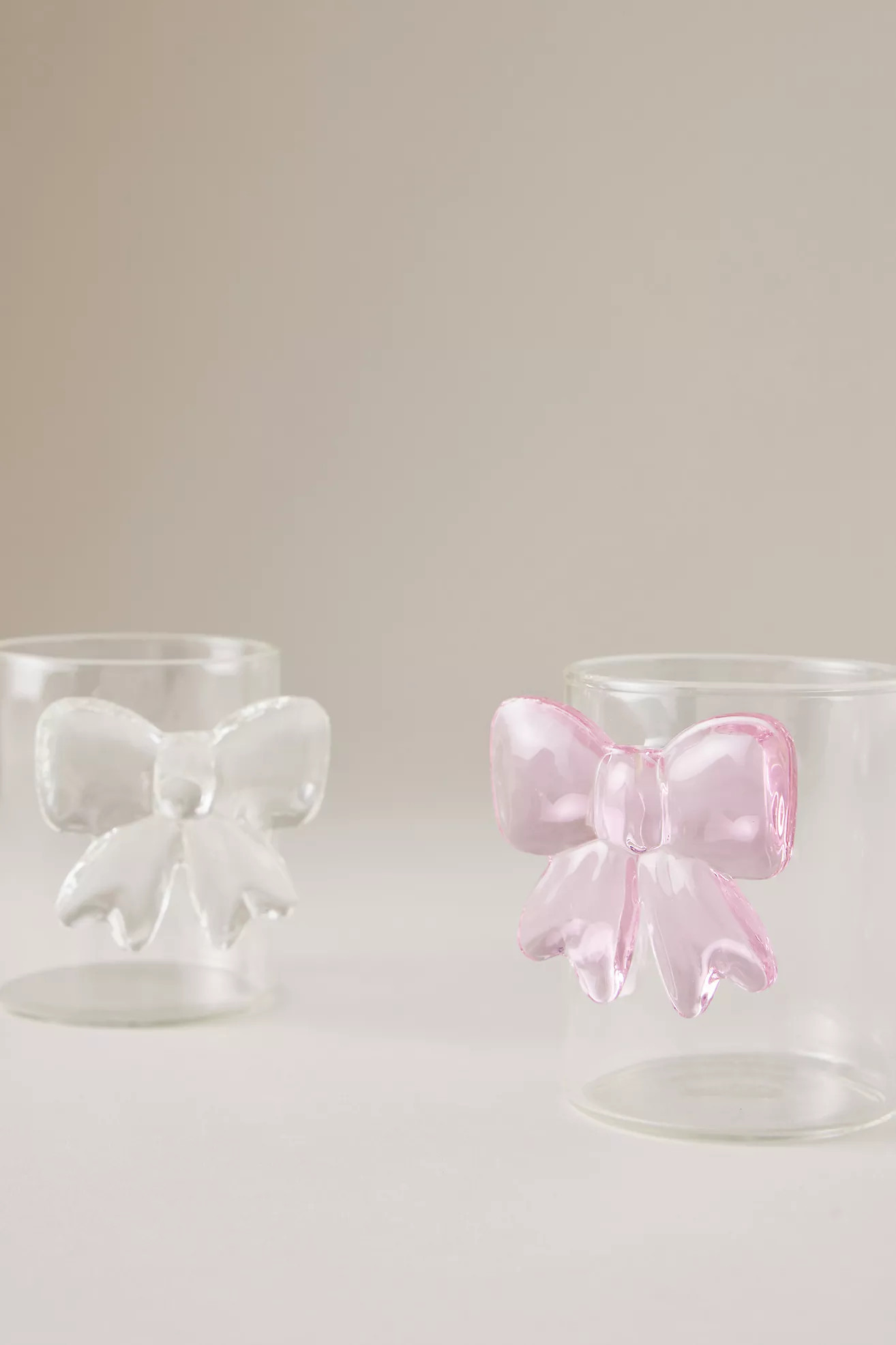 Lepelclub Bow Tumbler Glass | Anthropologie (US)