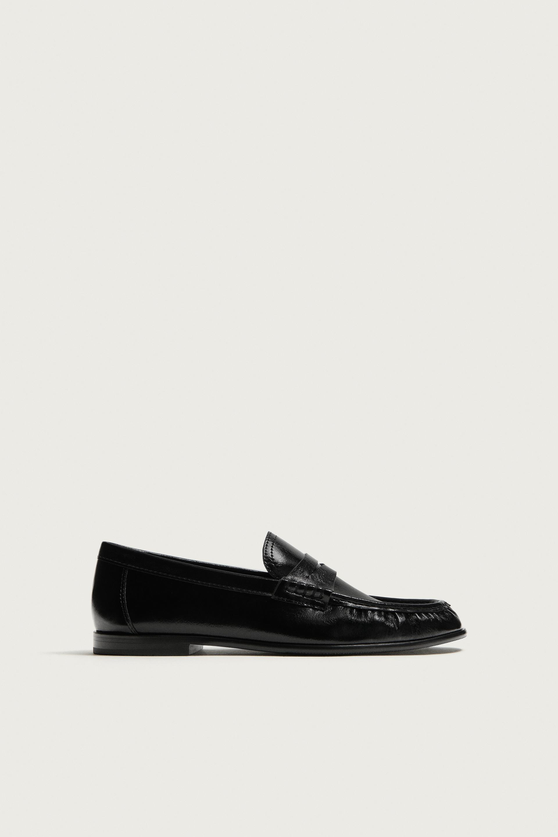Zara - Dress Penny Loafers - Men - Black - Men | Zara US