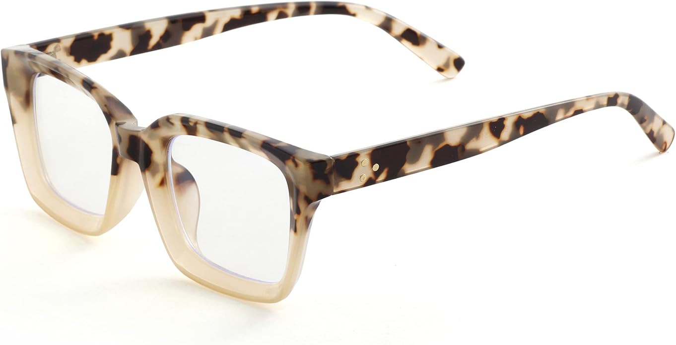 Kursan Classic Non Prescription Clear Lens Black Glasses for Women Men Thick Square Frame Eyeglas... | Amazon (US)