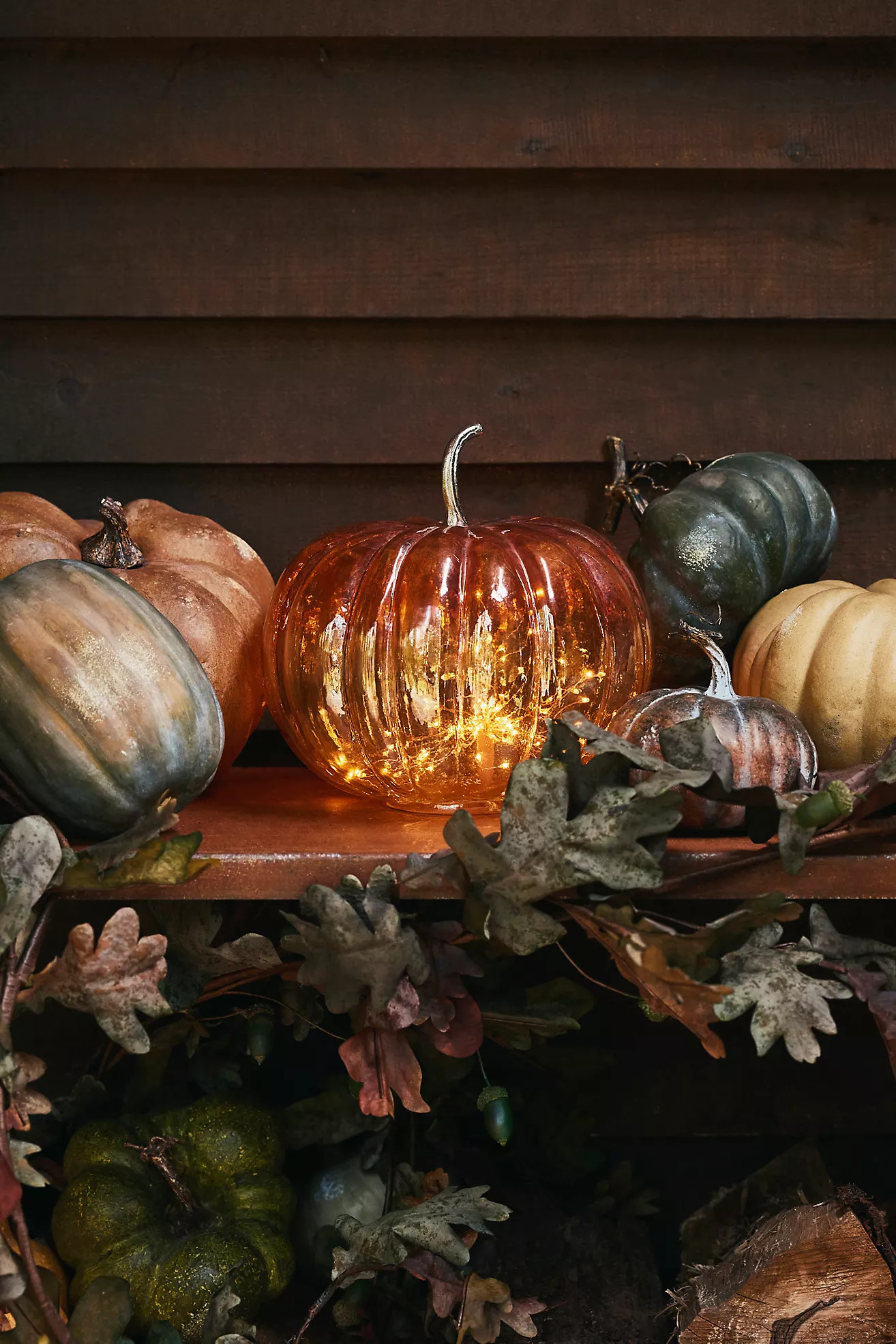 Glass Pumpkin, 10" | Anthropologie (US)