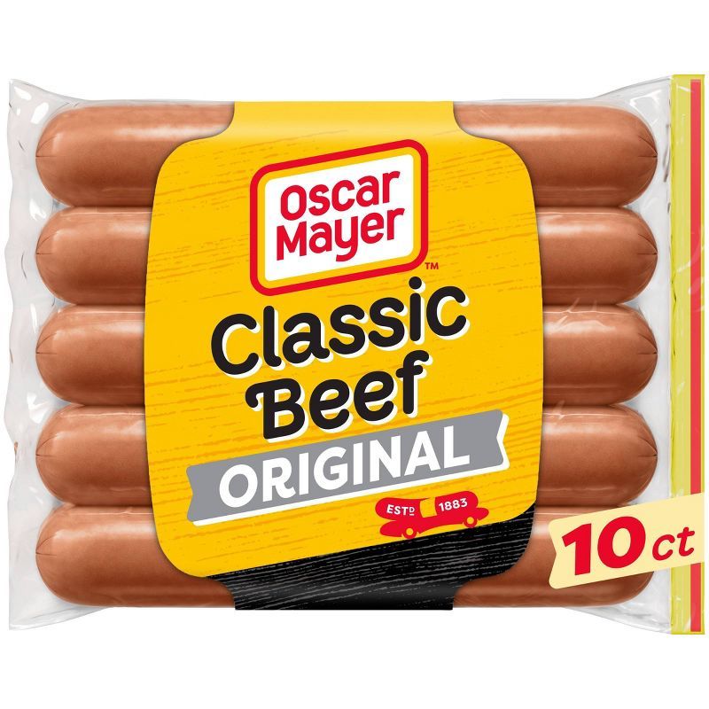 Oscar Mayer Original Classic Beef Uncured Franks Hot Dogs - 15oz/10ct | Target