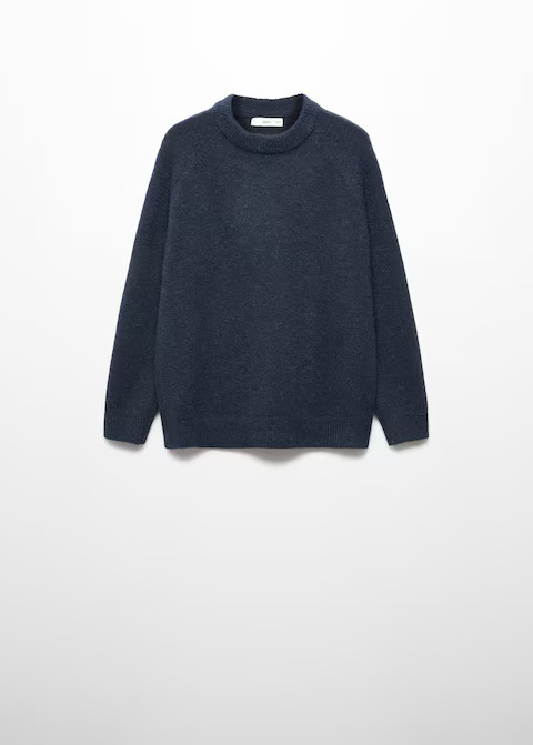 Round neck sweater -  Women | Mango USA | MANGO (US)