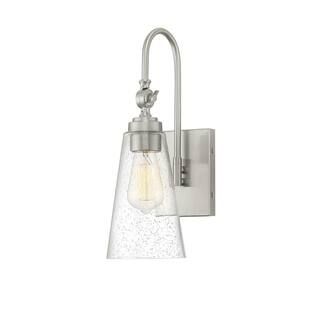 Filament Design 1-Light Satin Nickel Sconce ECT-SH617548 | The Home Depot