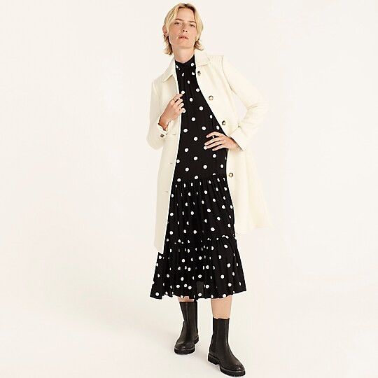 Classic lady day coat in Italian double-cloth wool with Thinsulate® | J. Crew US