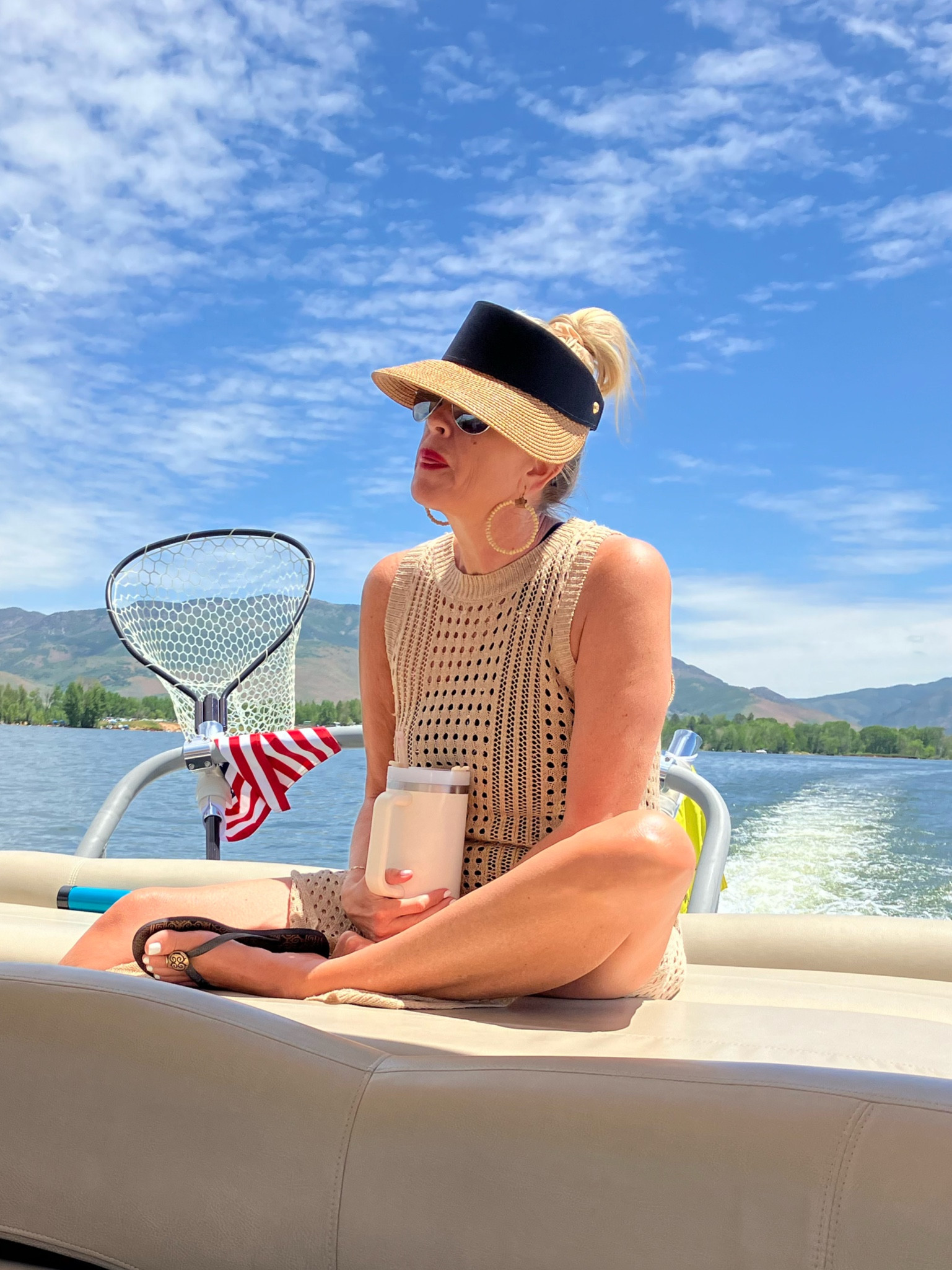 Lake day #ootd

Eric Jarvis sun hat/visor 

Amazon crochet cover up 

Stanley cup

Havana flip flops 

Beaded hoops 

Swim suit Spanx  save 1010%

🚨SAVE 10% off all Spanx with my CODE: DEARDARCYXSPANX
Great free shipping and returns too


#LTKStyleTip #LTKOver40 #LTKSwim