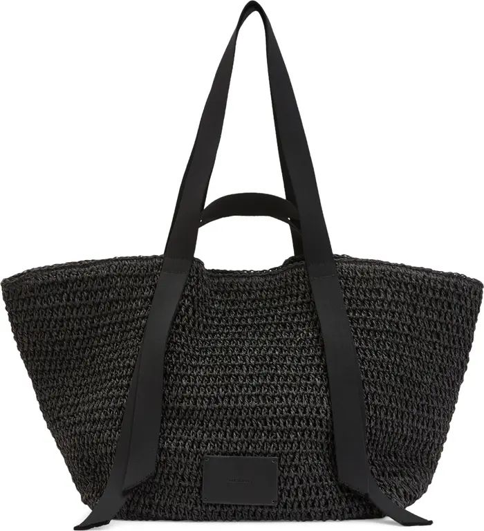 AllSaints Jacqueline Straw Tote Bag | Nordstrom | Nordstrom