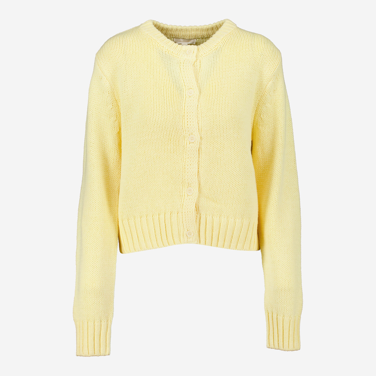 Butter Yellow Knitted Cardigan | TK Maxx