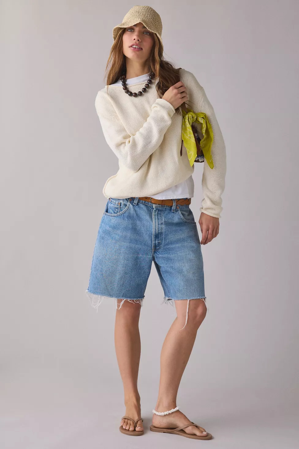 BDG Nola Cotton Blend Oversized Boatneck Sweater | Urban Outfitters (US and RoW)