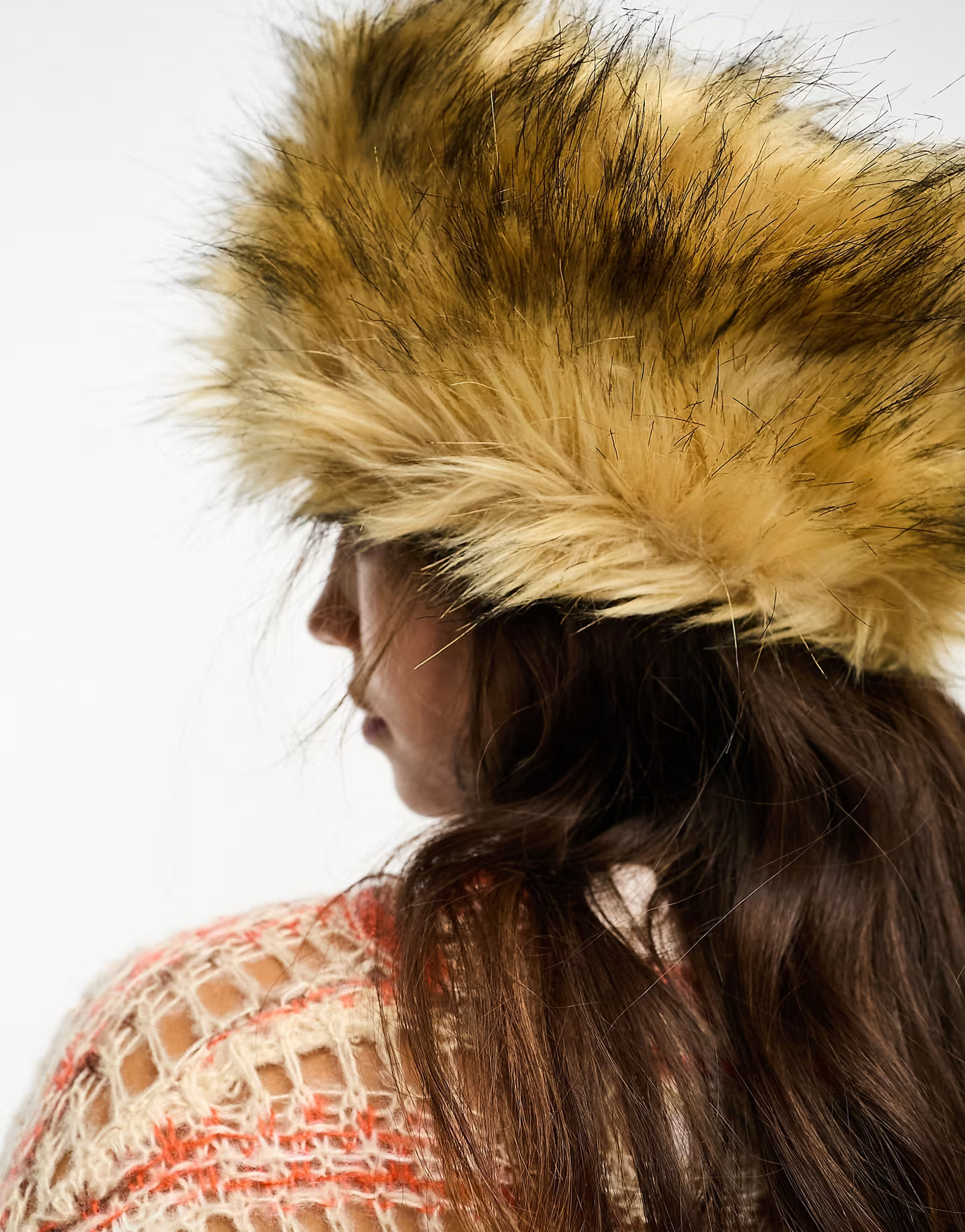 Reclaimed Vintage faux fur headband hat | ASOS (Global)