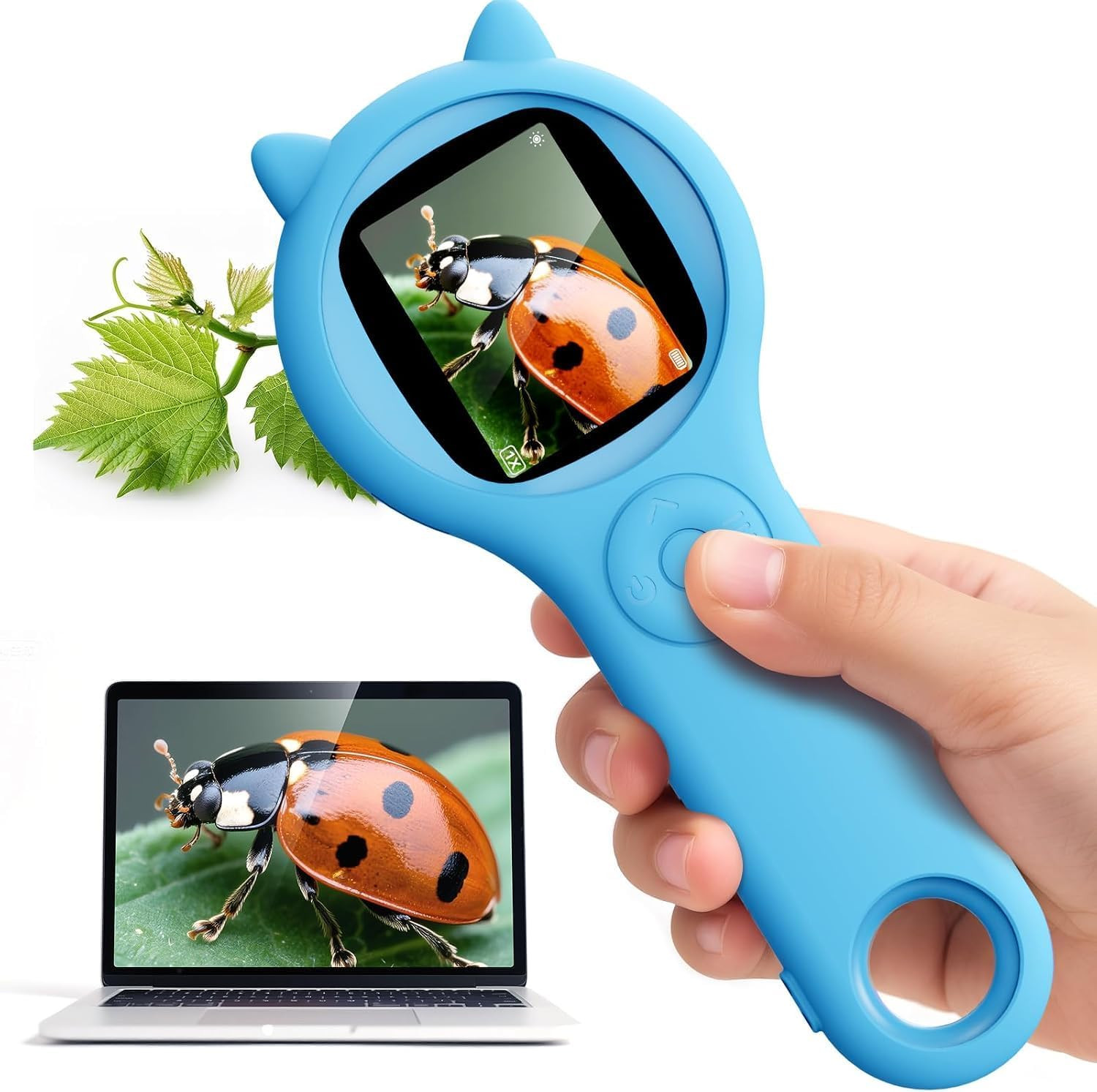 Microscope for Kids, Portable Digital Microscope for Outdoor Exploration | Amazon (US)