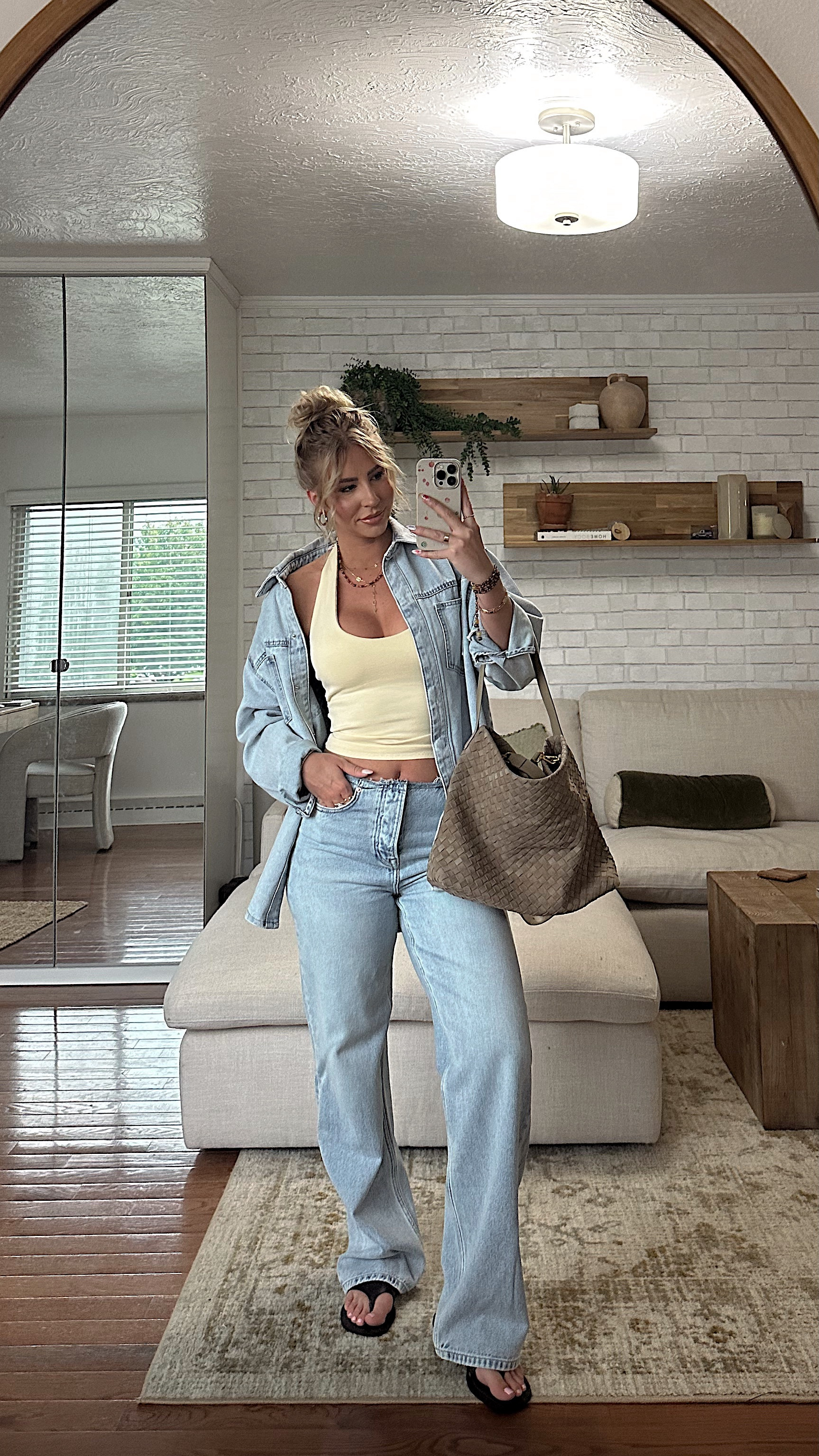 Spring outfit, casual jean outfit.

Tank has the yellow one linked the picture is just black. 

#LTKFindsUnder100 #LTKSeasonal #LTKStyleTip