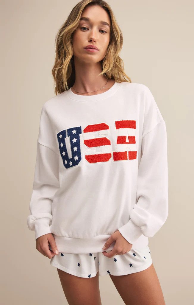 Oversized USA Sweatshirt | Z Supply