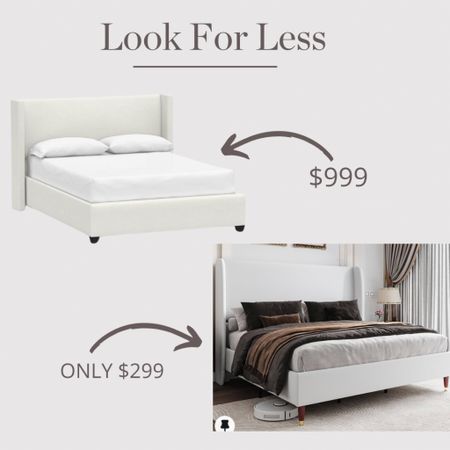 This look for less is maybe my favorite! Honestly I think this Amazon bed looks higher end than the more expensive one!
.
.
.
.
#founditonamazon
Pottery barn. Upholstered bed. White bed. Queen bedd

#LTKhome #LTKsalealert