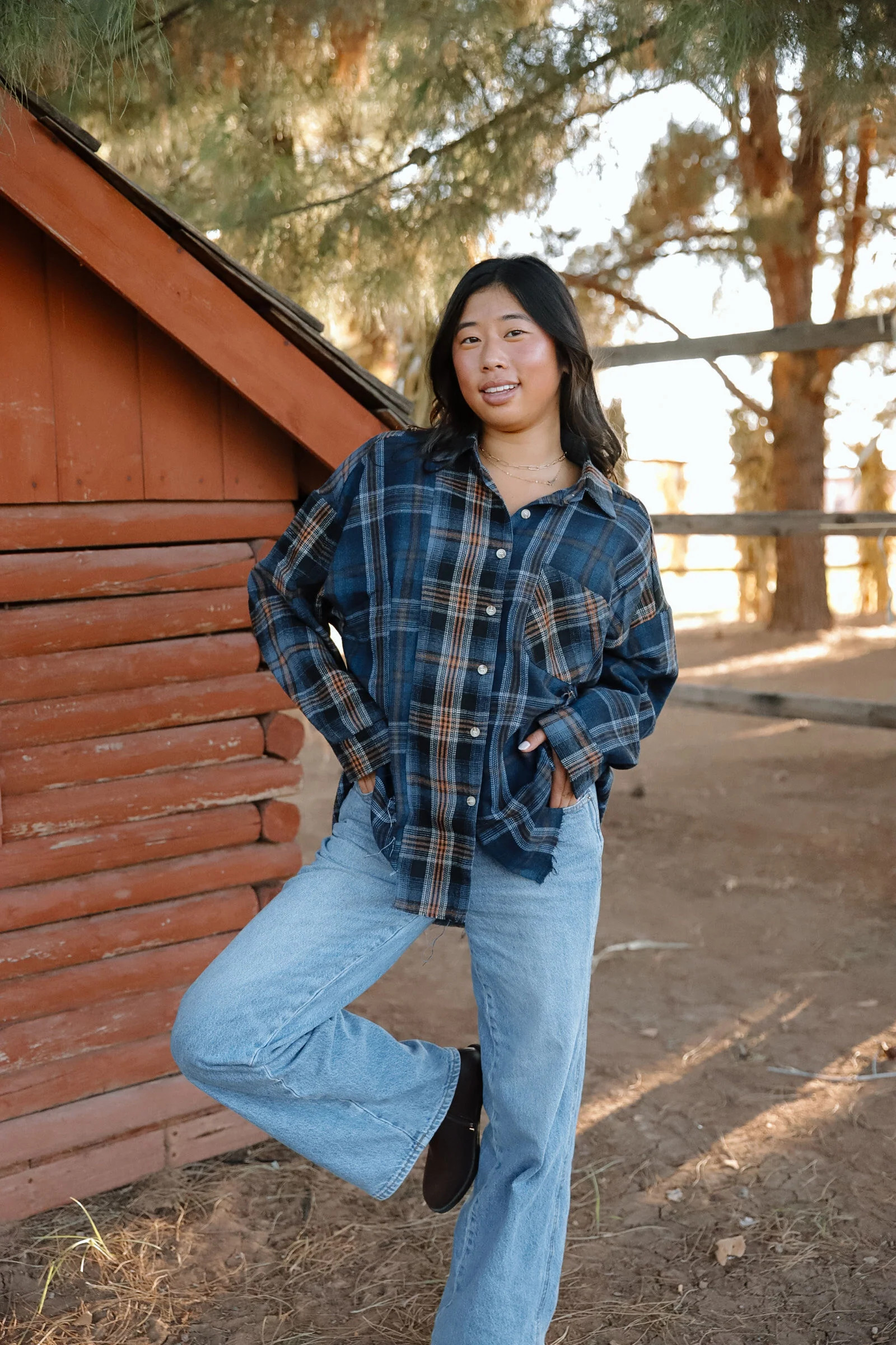 Parker Flannel - Midnight Blue | Shop Fruitful Co.