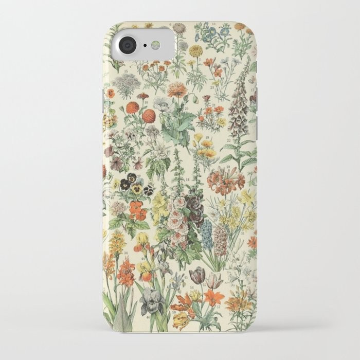 Adolphe Millot Vintage Fleurs Flower 1909 iPhone Case | Society6