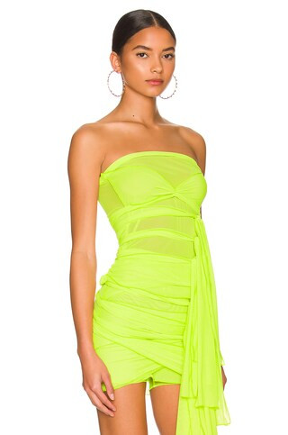 Kim Shui x REVOLVE Mesh Top in Yellow from Revolve.com | Revolve Clothing (Global)