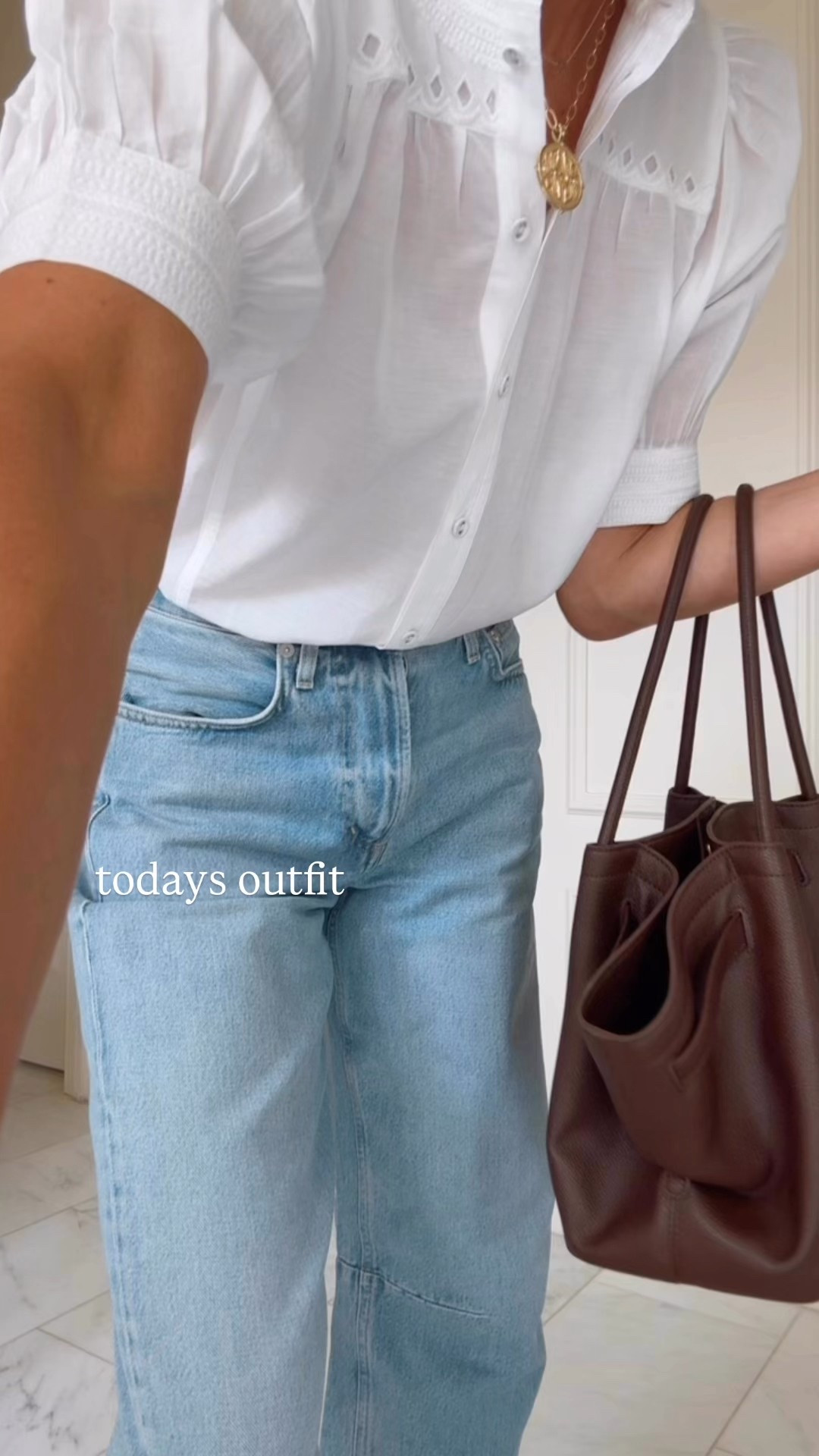The perfect fall outfit - I'm wearing size small in my top. Jeans fit tts 