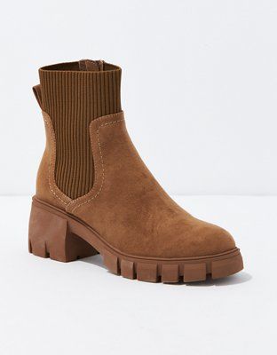 AE Knit Chelsea Bootie | American Eagle Outfitters (US & CA)