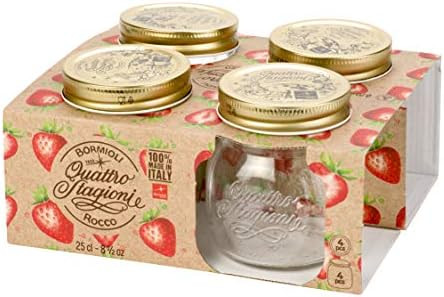Bormioli Quattro STAGIONI-25CL 357750-CBA Set of 4 Airtight Jars Transparent | Amazon (US)