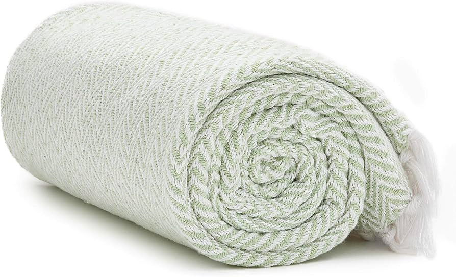 Americanflat 50x60 Throw Blanket - Soft and Breathable Cotton Throw Blanket for Couch, Bed, Chair... | Amazon (US)