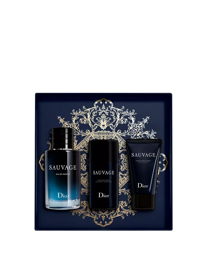 Men's 3-Pc. Sauvage Eau de Parfum Gift Set | Macy's