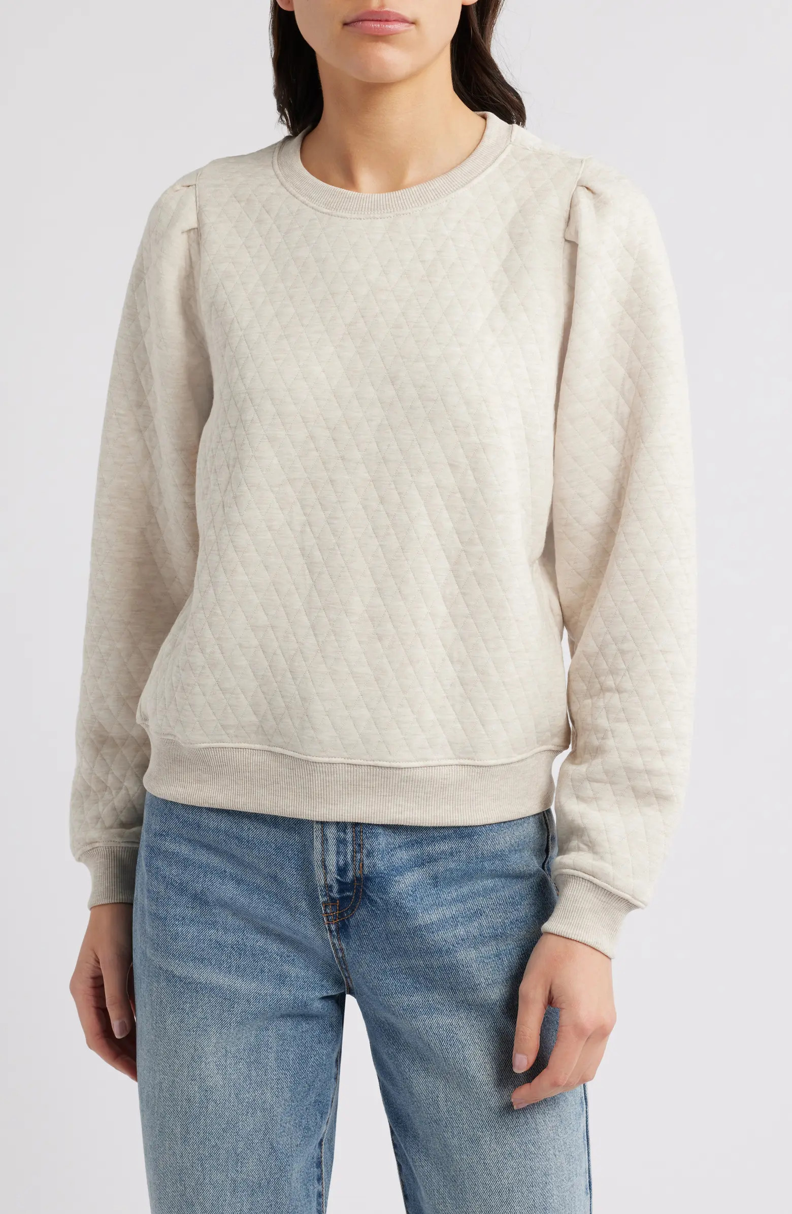 Marine Layer Corbet Quilted Sweatshirt | Nordstrom | Nordstrom