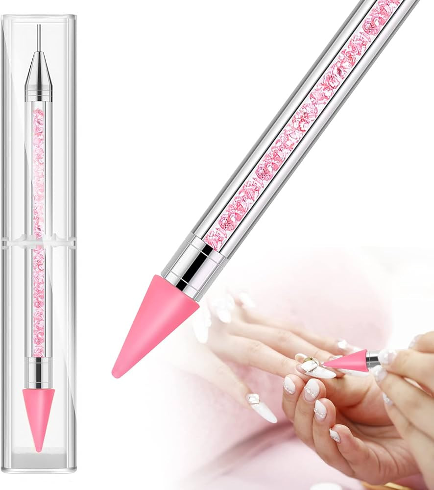 Nail Rhinestone Picker Dotting Pen, Wax Pencil for Rhinestones, Dual-ended Rhinestone Gems Crysta... | Amazon (US)
