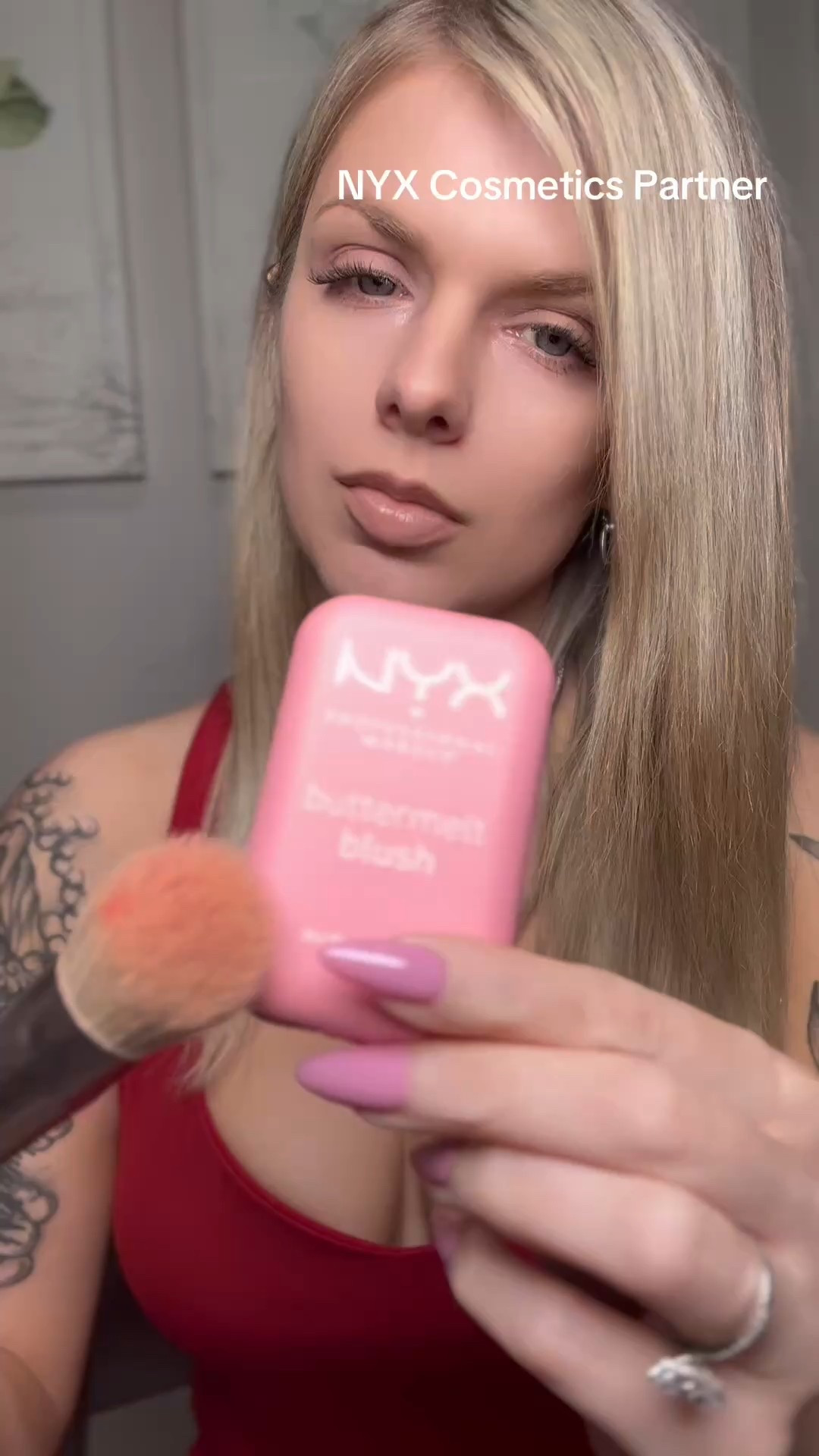 @NYX Professional Makeup  Glides like butter! Perfect glow ☀️
#buttermeltblush #buttermelthighlight #nyxcosmetics
#nyxcosmeticspartner #nyxprofessionalmakeup
#blushcombo #makeuptok

#LTKFindsUnder50 #LTKBeauty #LTKSaleAlert