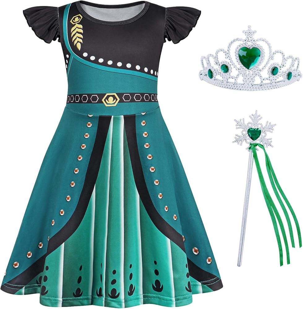 Eledobby Princess Costume for Girls Birthday Party Dress Halloween Outfits | Amazon (US)