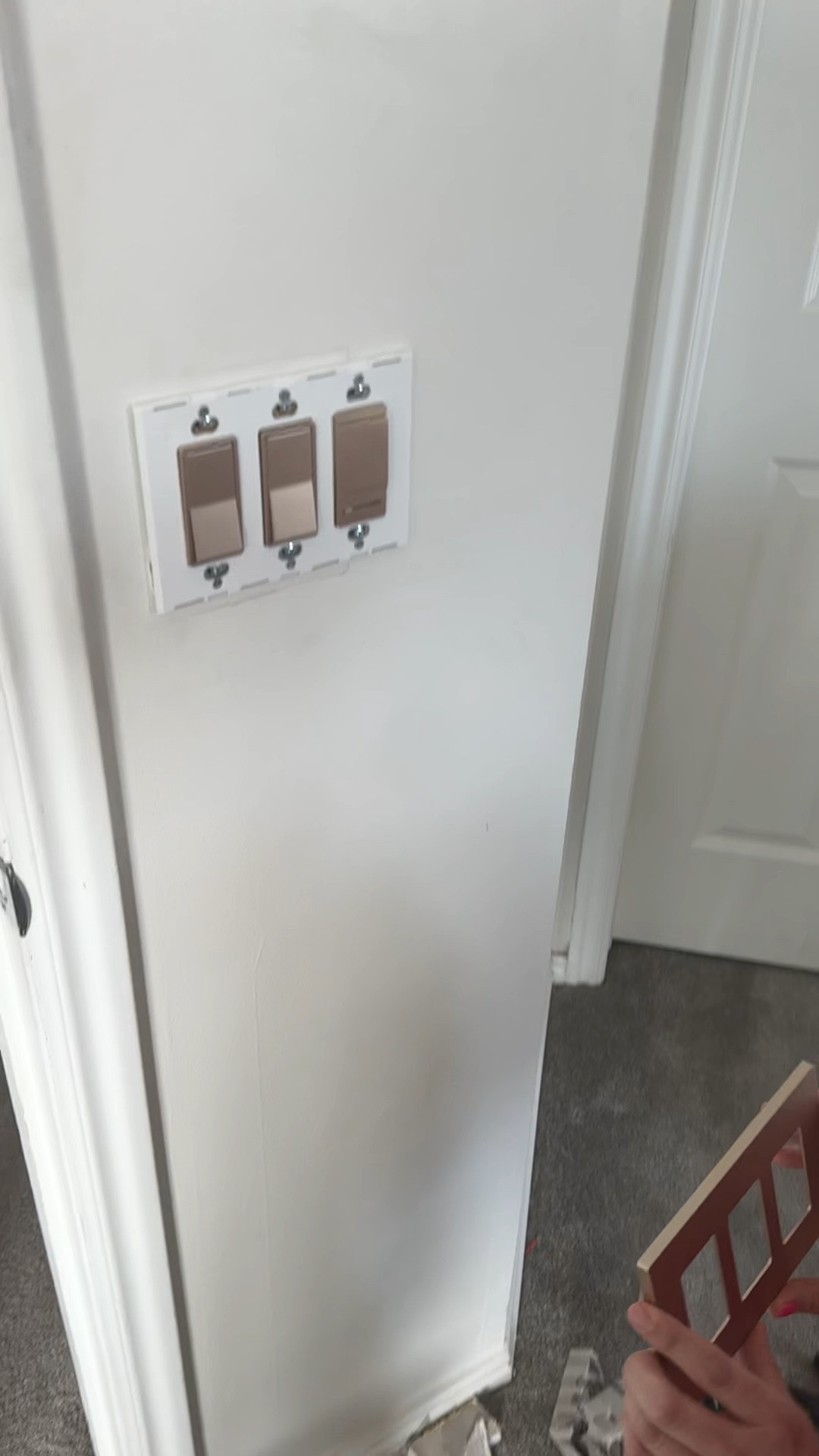 Details make all the difference! Adding these gold light switches can easily elevate a space. 