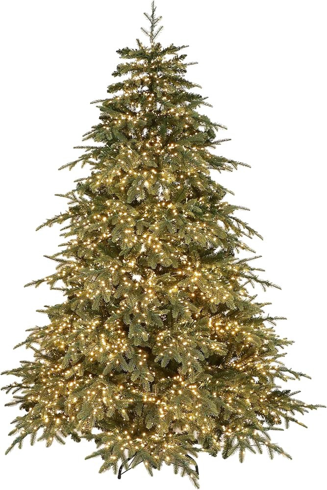 7ft Realistic Lighting Fest Balsam Fir Christmas Tree | Amazon (US)
