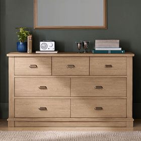 Turner 7-Drawer Dresser (58w x 19d") | Pottery Barn Teen