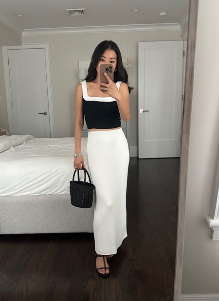 Abercrombie sale alert plus code AFJEAN for a stackable 15% off ends Monday

• this rib knit maxi skirt is nicely made, fully lined and surprisingly flattering and not clingy!

• linen top xxs with wide adjustable straps 

• Madewell sandals 5.5 fits me best strap runs narrow at the front 


#LTKSaleAlert #LTKSwim #LTKTravel summer vacation outfit 

#LTKfindsunder100 #LTKsalealert #LTKxMadewell