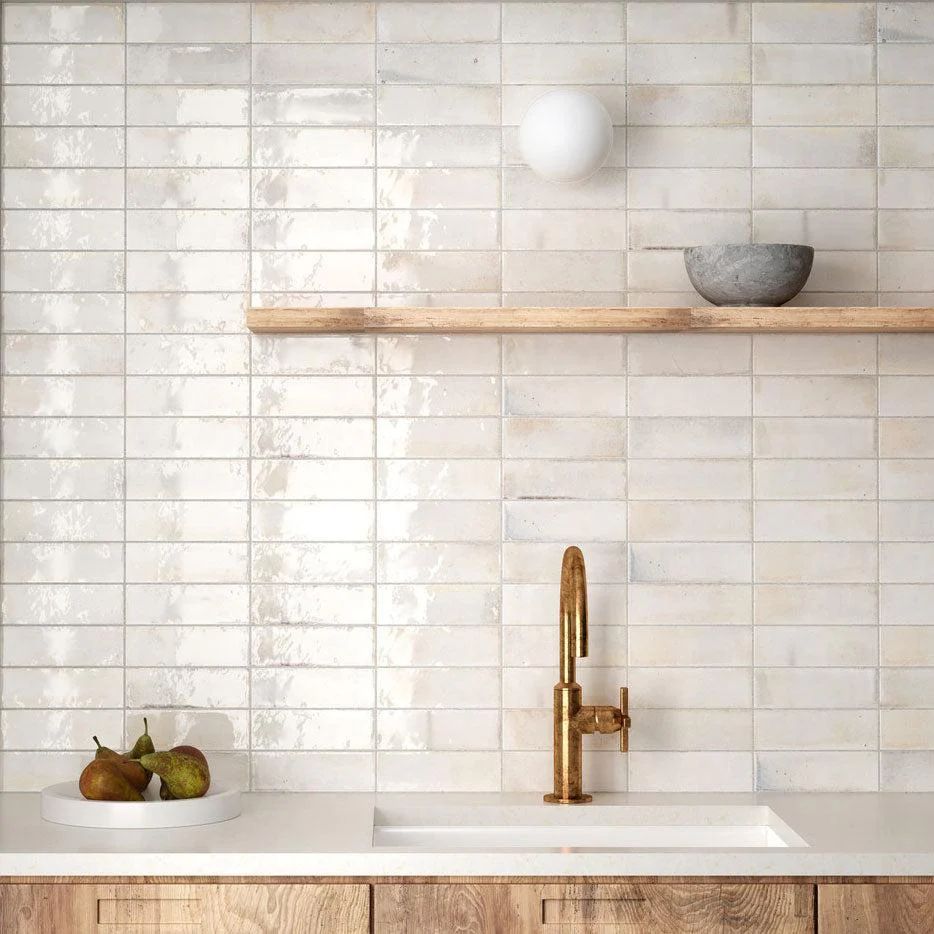 Luna White 2.5x8 | Tile Club