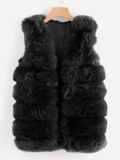 Faux Fur Vest | SHEIN