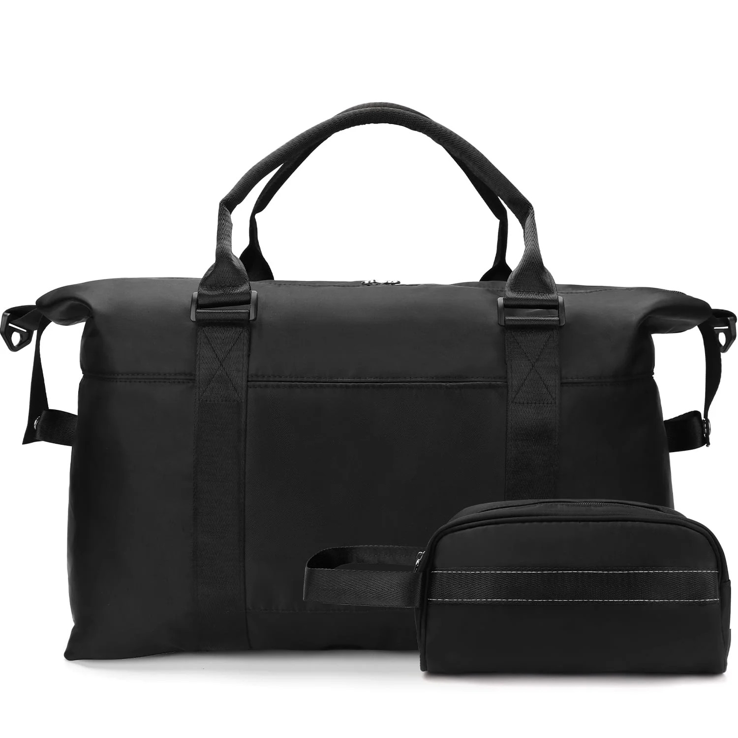 Livhil Weekenders Bags for Women, Travel Bag for Fashion, Carry on Gym Bag, Waterproof, Black | Walmart (US)