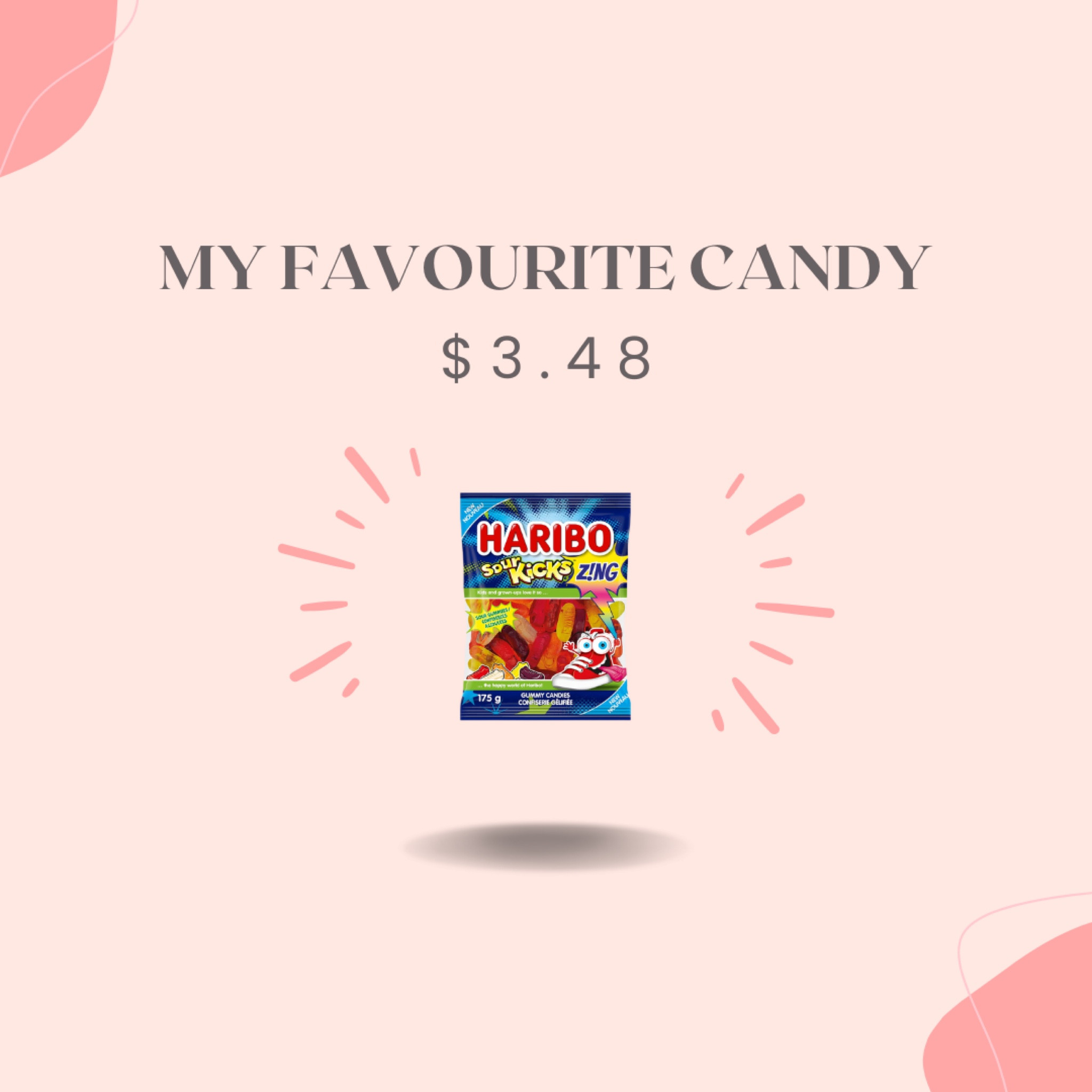 I’m normally a salty over sweet gal, but when I’m craving candy, Haribo is ALWAYS my choice. 
Their gummies are by FAR the best out there - the consistency and flavours are always 10/10! 

But these Sour Kicks are seriously next LEVEL. There’s no sugar on them - they’re just plain gummies that have a little zing. And they are SO FREAKING GOOD. 

You can find them at select gas stations, dollar stores, and grocery stores, but they’re on Amazon as well! If you ever get your hands on these, you will NOT be disappointed🤤

#LTKfindsunder100 #LTKfindsunder50