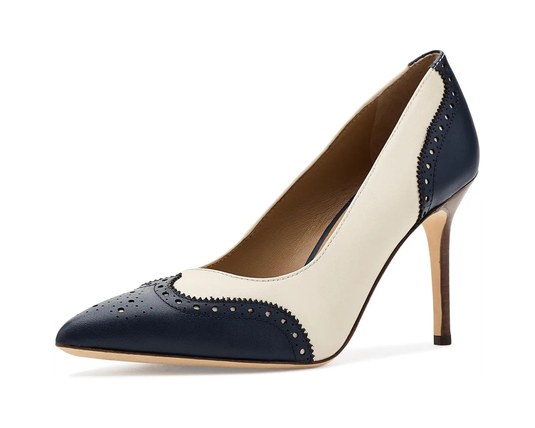 Women's Lauren Ralph Lauren Lynden Perforated Nappa Leather Pumps | Zappos.com