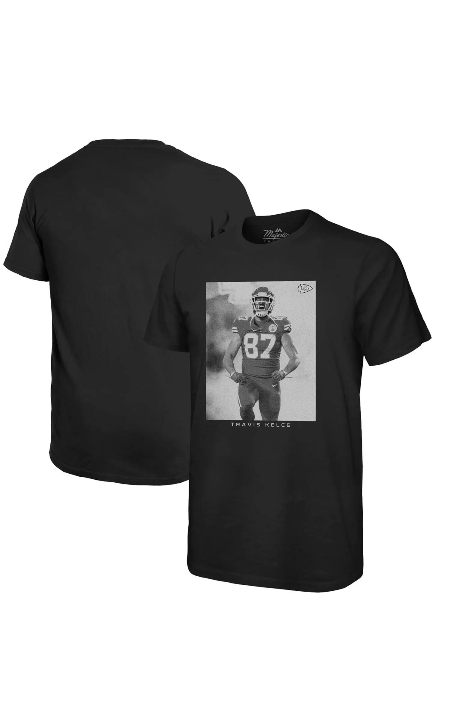 Majestic Threads Men's Majestic Threads Travis Kelce Black Kansas City Chiefs Player Graphic Over... | Nordstrom