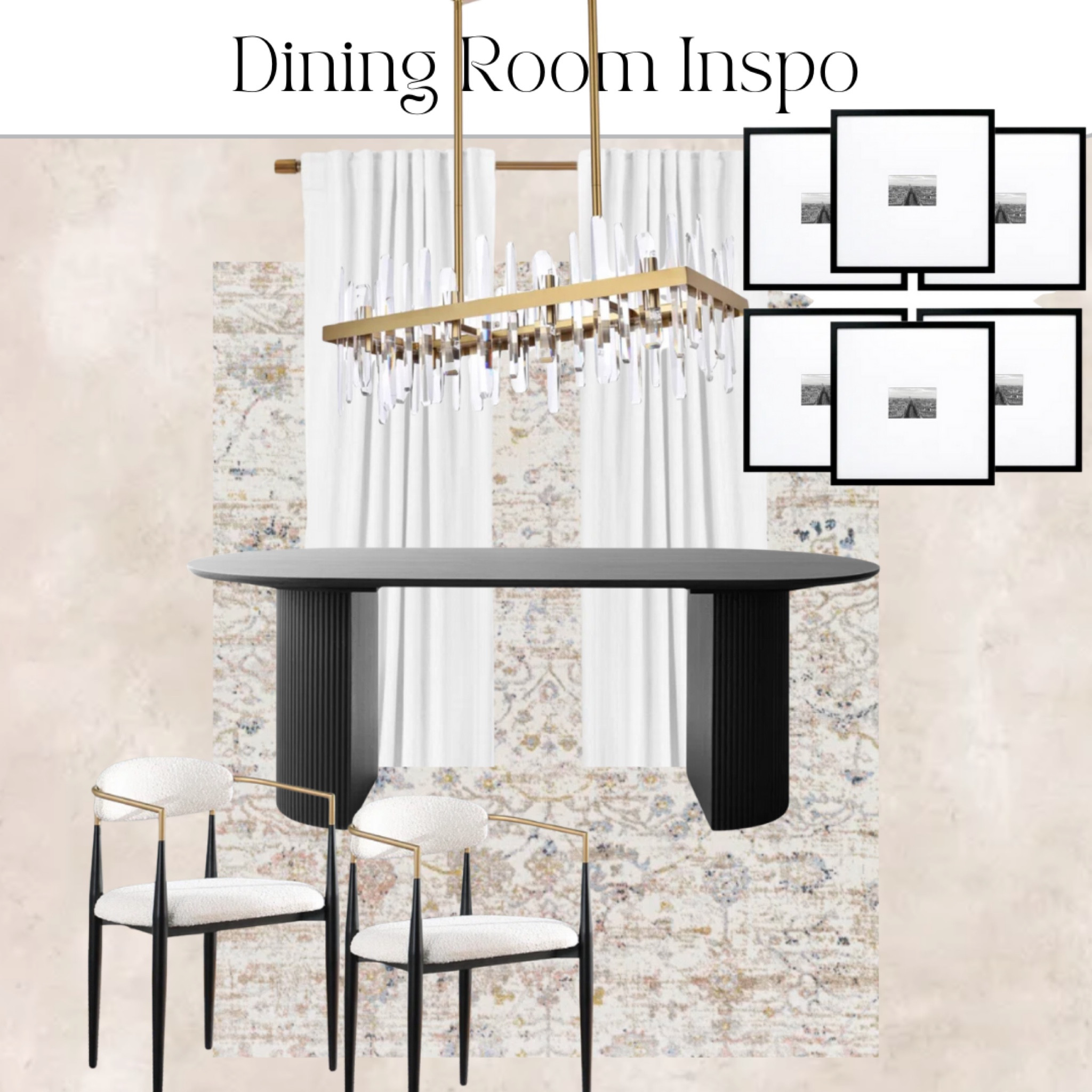 Dining room inspo 🖤