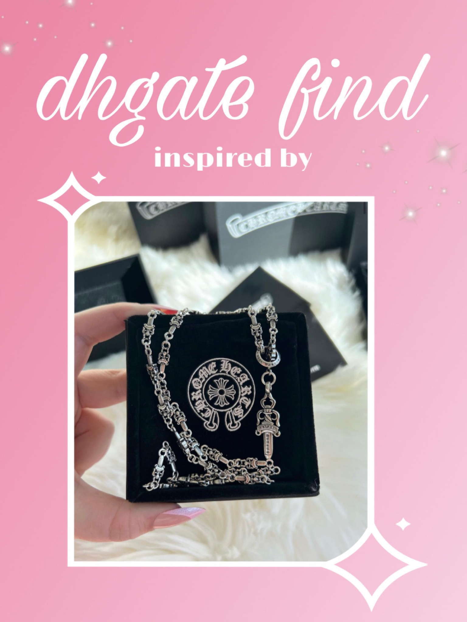 chrome hearts sterling silver dagger choke chain ✧

#LTKfindsunder50 #LTKstyletip #LTKbeauty