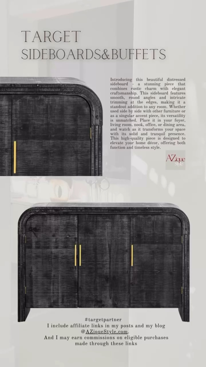 ✨💯Was exploring sideboards and buffets lately. Wanted to find a variety of pieces with textured wood, modern and mid-century modern style, brushed finish, elegant and solid look. Feels like I found some really nice pieces. 🔗🔗🔗All linked on my blog web-site. See you!#sideboard #buffet #cabinet #diningroom #formaldining #livingroom #officespacedesign

#LTKStyleTip #LTKHome #LTKVideo