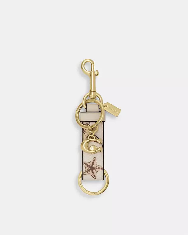 Trigger Snap Bag Charm With Shell Print | Coach Outlet US