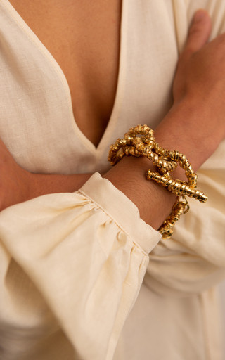 Signature 18k Gold-Plated Bracelet | Moda Operandi (Global)