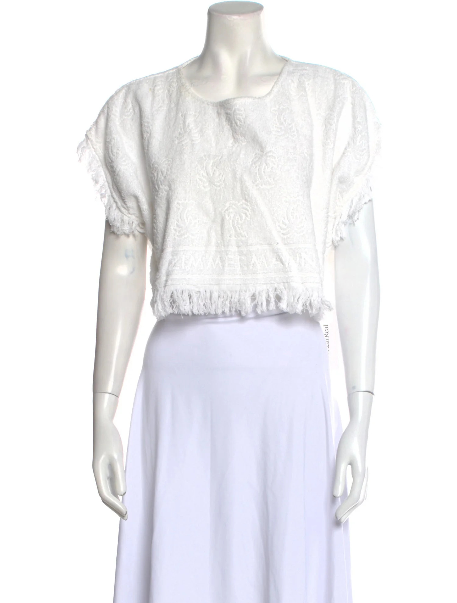 Crew Neck Short Sleeve Crop Top | The RealReal