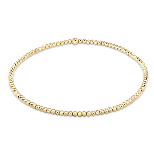 enewton Extends - Classic Gold 2mm Bead Bracelet | Southern Roots