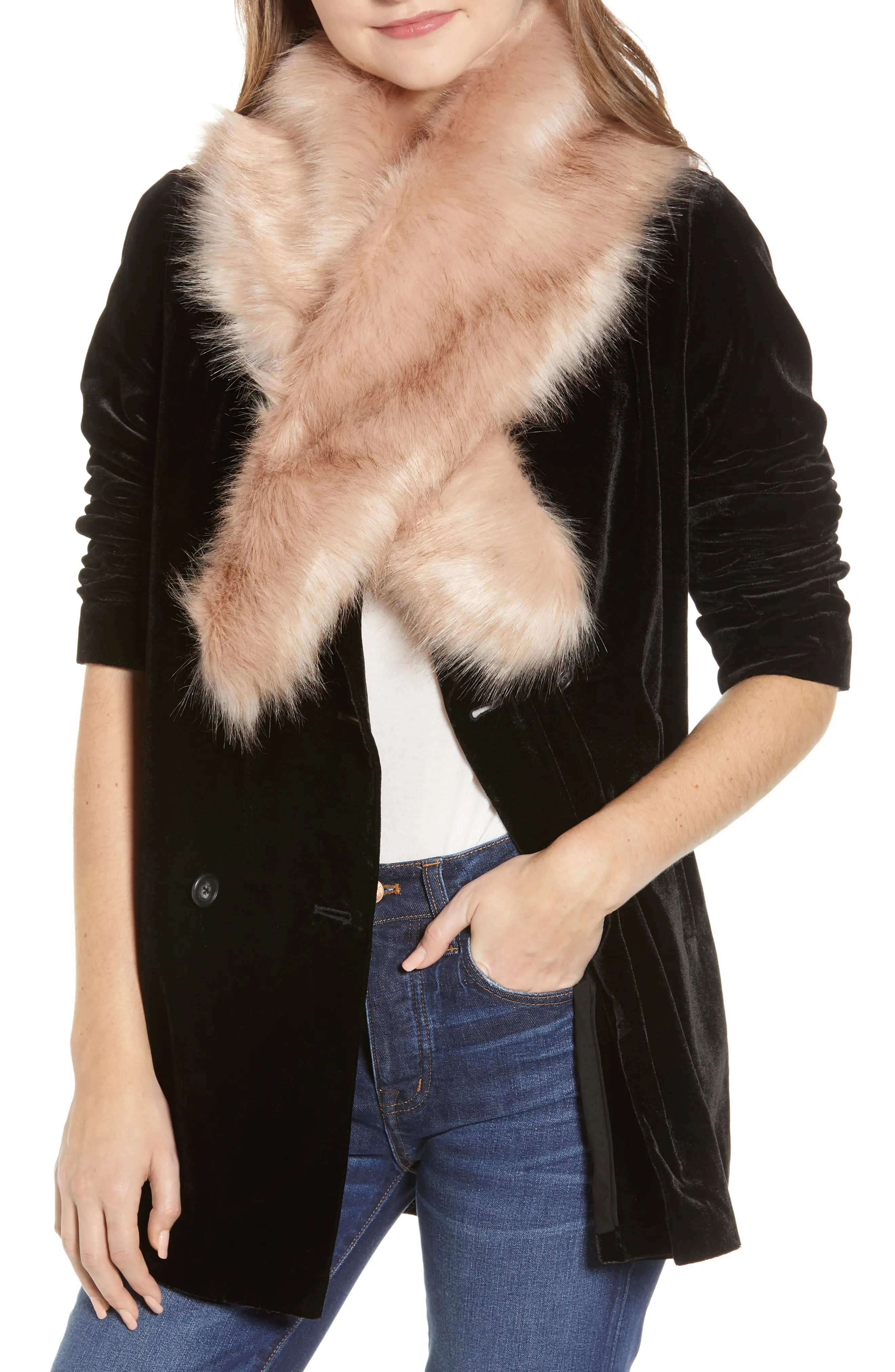 Sole Society Faux Fur Stole | Nordstrom